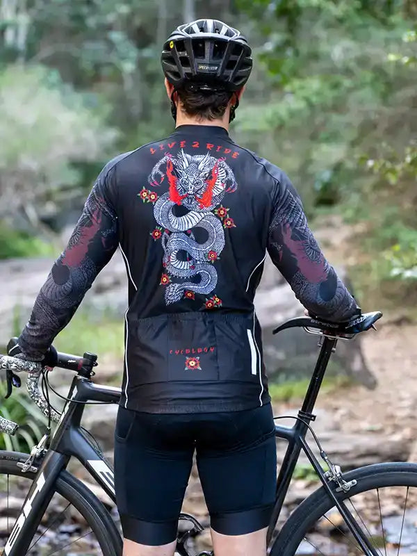 DRAGON MEN'S LONG SLEEVE JERSEY | Cycology JAPAN　サイコロジー