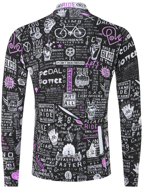 BIKE GRAFFITI Lightweight Long Sleeve Summer Jersey | CYCOLOGY サイコロジー