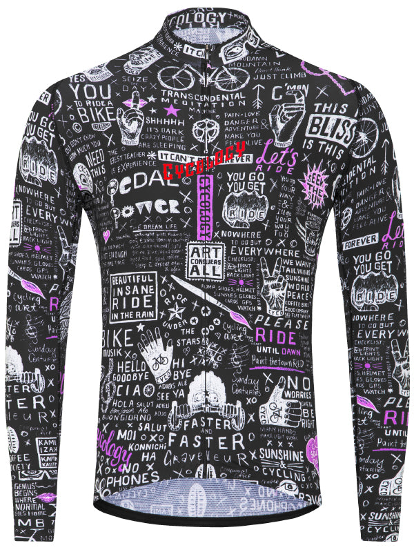 BIKE GRAFFITI Lightweight Long Sleeve Summer Jersey | CYCOLOGY サイコロジー