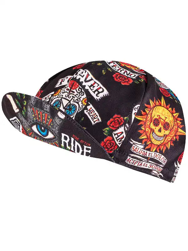 Spin Doctor Black Cycling Cap
