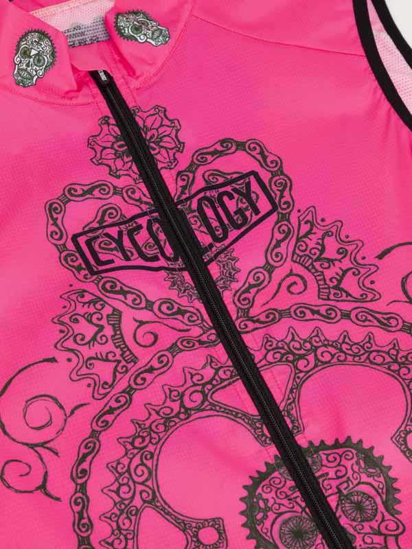 Day of the Living レディース ・ジレ Lightweight Cycling Gilet Pink | Cycology Japan