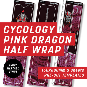 CYCOLOGY PINK DRAGON ハーフラッピング