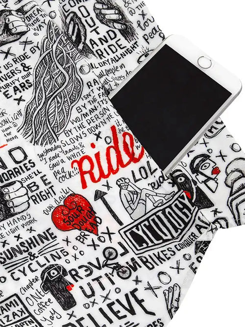 BIKE GRAFFITI GRAVEL SHIRT