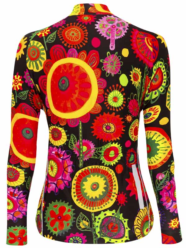 HEAVY PEDAL WOMEN'S LONG SLEEVE JERSEY BLACK