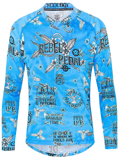 REBEL PEDAL LONG SLEEVE MTB JERSEY