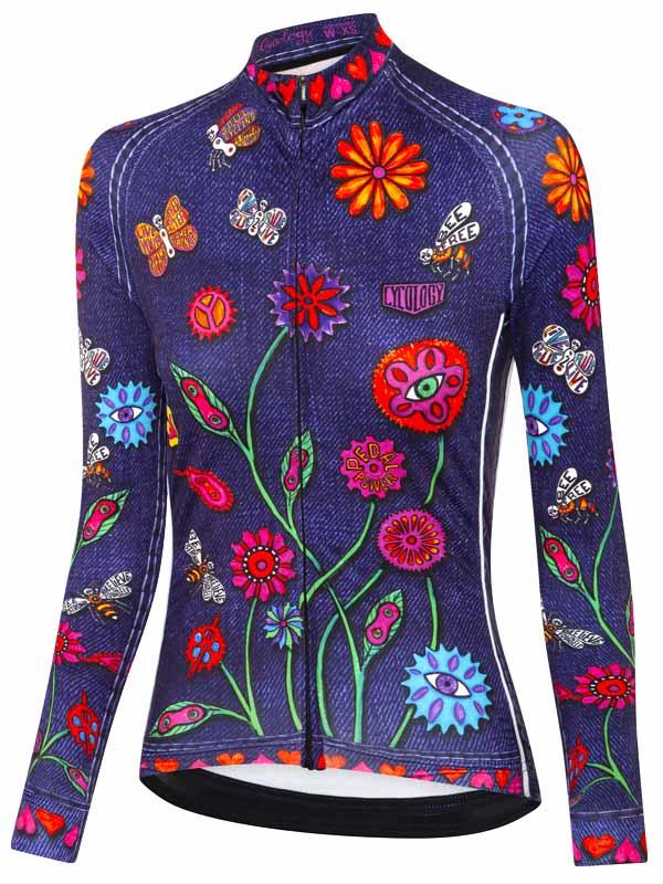 BOHO WOMEN'S LONG SLEEVE CYCLING JERSEY