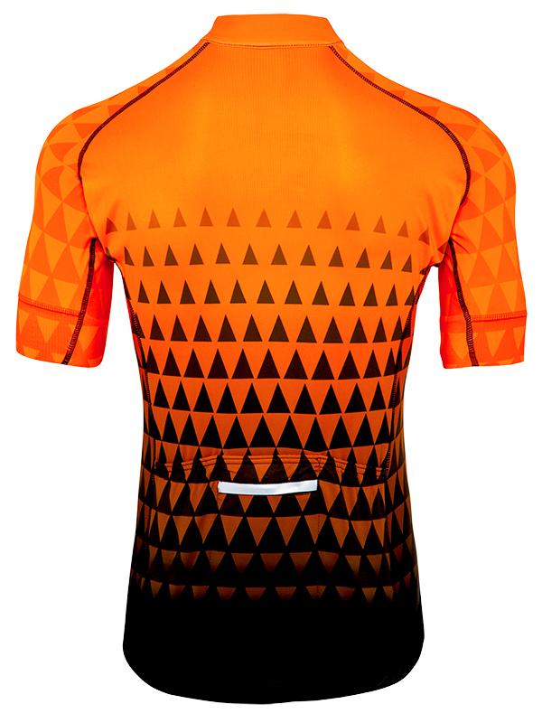 Baroudeur Mens Orange Cycling Jersey | Cycology Clothing