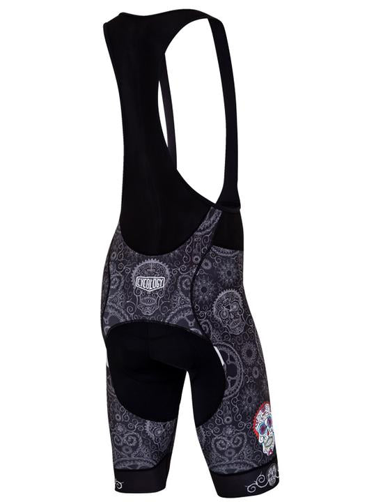 DAY OF THE LIVING (BLACK) MEN'S BIB SHORTS