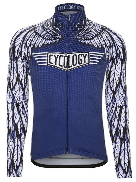 Free Flight Men's Blue Cycling Jersey