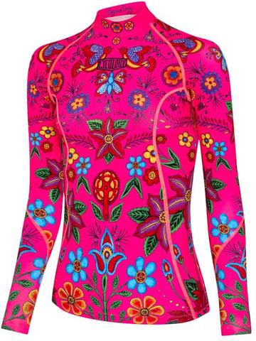 Frida (Pink) Women's Long Sleeve Base Layer