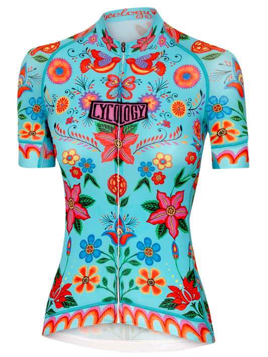 Frida (Aqua) Women's Cycling Jersey