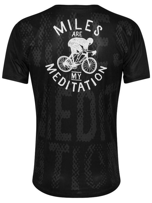 Miles are my Mediation Mens Technical T Shirt　テクニカルTシャツ