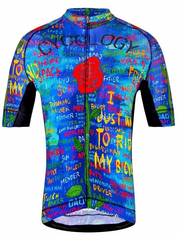 See Me Mens Cycling Jersey Blue | Cycology AUS