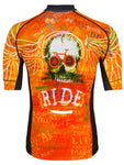 Ride Mens Orange Short Sleeve Cycling Jersey | Cycology Clothing