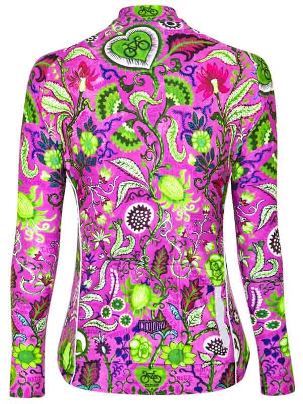 Secret Garden (Pink) Women's Long Sleeve Jersey