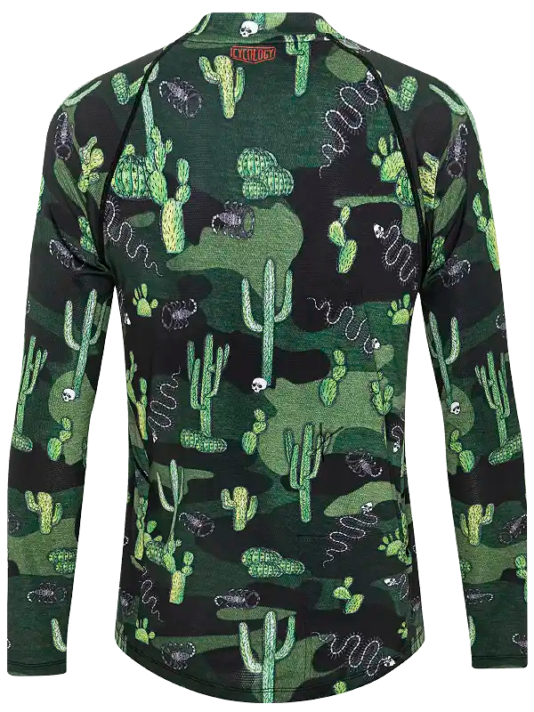 Totally Cactus Long Sleeve MTB Jersey