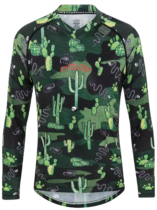 Totally Cactus Long Sleeve MTB Jersey