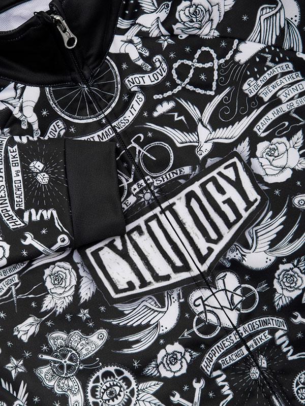 Velo Tattoo Windproof Cycling Jacket 防風ウィンタージャケット