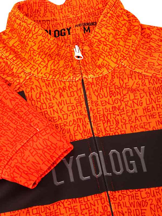 INSPIRE (ORANGE) WINTER JACKET  防風ウィンタージャケット