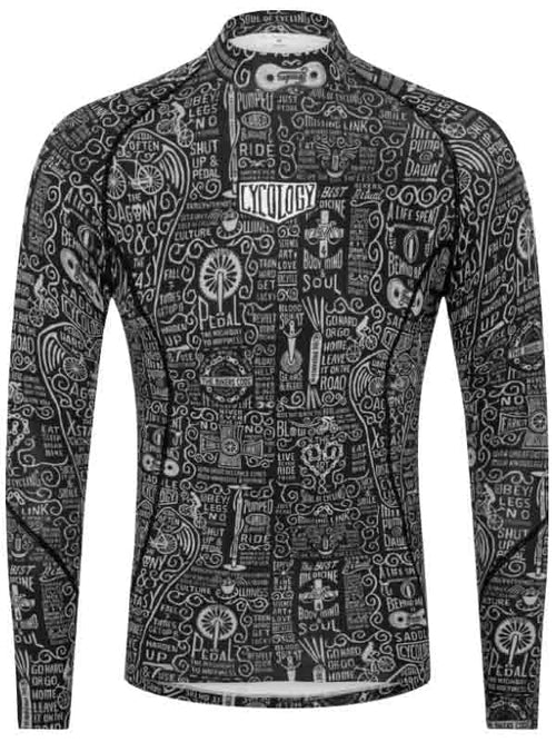 WISDOM BLACK MEN'S LONG SLEEVE BASE LAYER